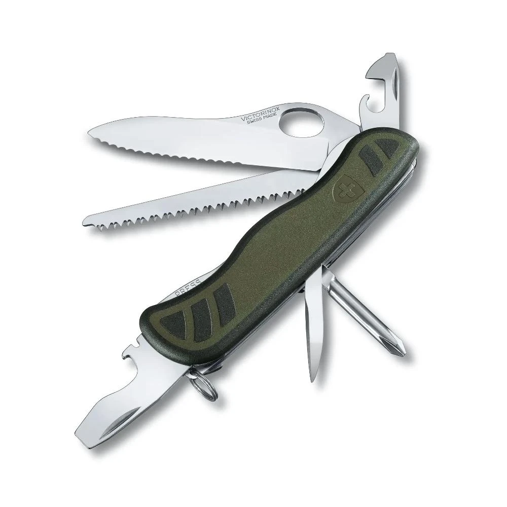 Victorinox Swiss Soldier's Knife - Green/Black Blistered 1 Victorinox Swiss Soldier's Knife - Green/Black Blistered