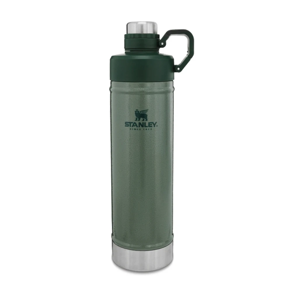 Stanley Classic Vacuum Water Bottle 25oz Hammertone Green 1 Stanley Classic Vacuum Water Bottle 25oz Hammertone Green