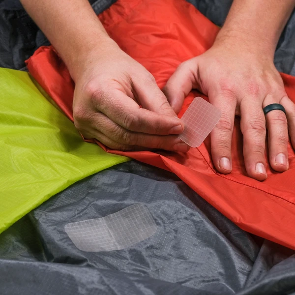 Gear Aid Tenacious Tape Silnylon Patches Gray 3" X 5" 6 Gear Aid Tenacious Tape Silnylon Patches Gray 3" X 5" - Image 6