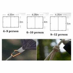 Adventurer Tanxianzhe Waterproof Awning Anti-tearing Sunshade Tarp Outdoor Camping Tan 20 Adventurer Tanxianzhe Waterproof Awning Anti-tearing Sunshade Tarp Outdoor Camping Tan -Montanic Store 10 be75dbe4 f49c 4ec7 a1c3 d4027e0246b5