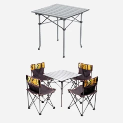 Hewolf 5pcs Set Camping Foldable Table And Chairs 18 Hewolf 5pcs Set Camping Foldable Table And Chairs -Montanic Store 1746 12 1