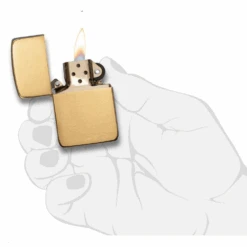 Zippo Replica Brushed Brass Refillable Windproof Lighter - 1941B 9 Zippo Replica Brushed Brass Refillable Windproof Lighter - 1941B -Montanic Store 1941b 2