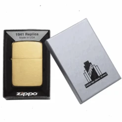 Zippo Replica Brushed Brass Refillable Windproof Lighter - 1941B 8 Zippo Replica Brushed Brass Refillable Windproof Lighter - 1941B -Montanic Store 1941b 3