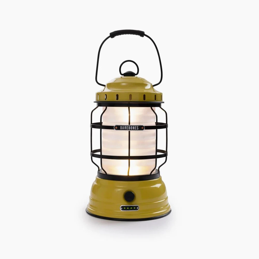Barebones Forest Lantern Dusty Yellow 1 Barebones Forest Lantern Dusty Yellow