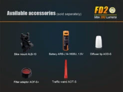 Fenix FD20 LED Flashlight -Montanic Store 201742515492434816