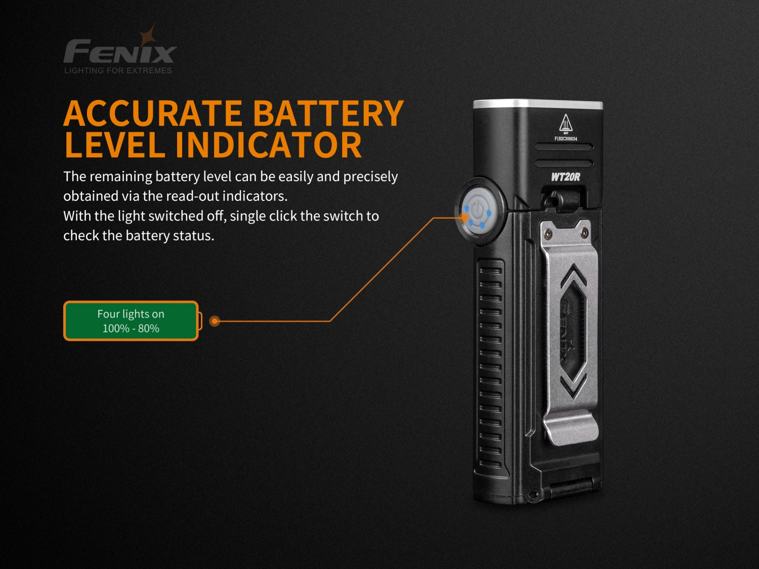 Fenix WT20R XP-G2 S2 Multi-Functional Work LED Flashlight 9 Fenix WT20R XP-G2 S2 Multi-Functional Work LED Flashlight - Image 9