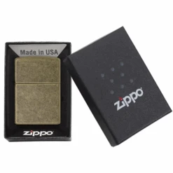 Zippo 201FB Antique Brass - Refillable Windproof Lighter 6 Zippo 201FB Antique Brass - Refillable Windproof Lighter -Montanic Store 201FB 2