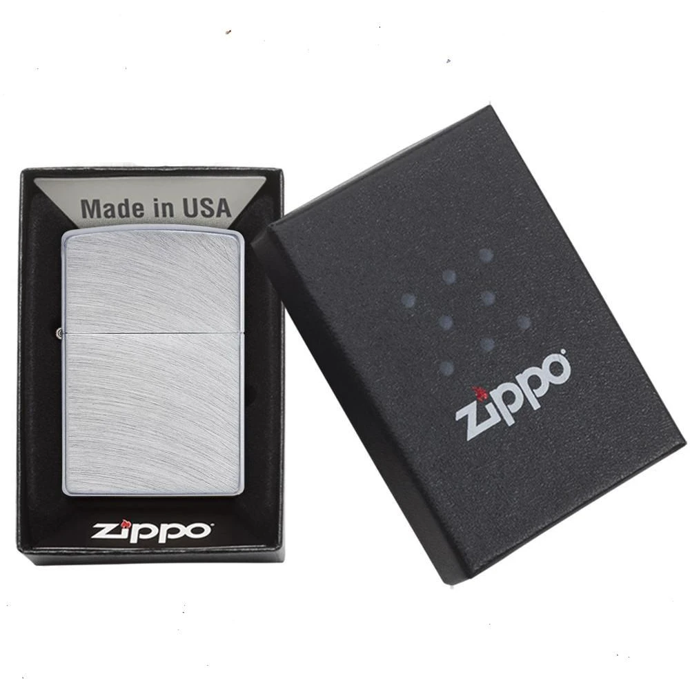 Zippo Regular Chrome Arch Refillable Windproof Lighter - 246487 4 Zippo Regular Chrome Arch Refillable Windproof Lighter - 246487 - Image 4