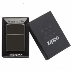 Zippo Ebony Refillable Windproof Lighter - 24756 8 Zippo Ebony Refillable Windproof Lighter - 24756 -Montanic Store 24756 3