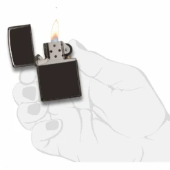 Zippo Ebony Refillable Windproof Lighter - 24756 9 Zippo Ebony Refillable Windproof Lighter - 24756 -Montanic Store 24756 5