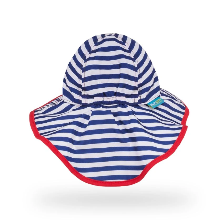 Sunday Afternoon Infant Sunsprout Hat Navy/White Stripe 3 Sunday Afternoon Infant Sunsprout Hat Navy/White Stripe - Image 3