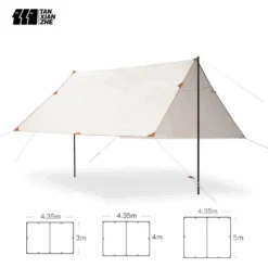 Adventurer Tanxianzhe Waterproof Awning Anti-tearing Sunshade Tarp Outdoor Camping Tan 14 Adventurer Tanxianzhe Waterproof Awning Anti-tearing Sunshade Tarp Outdoor Camping Tan -Montanic Store 3 7b5344b6 3970 4674 9d43 0040fc3a9b68
