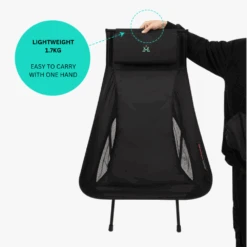 KZM Schwyz High Lightweight Chair Black 13 KZM Schwyz High Lightweight Chair Black -Montanic Store 3 f2f08a35 ab33 40e7 a52b fa4e6cb6c563