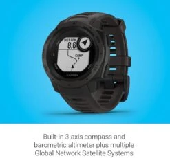 Garmin Instinct GPS Smartwatch - Graphite -Montanic Store 513PRi9ozCL. AC SL1008