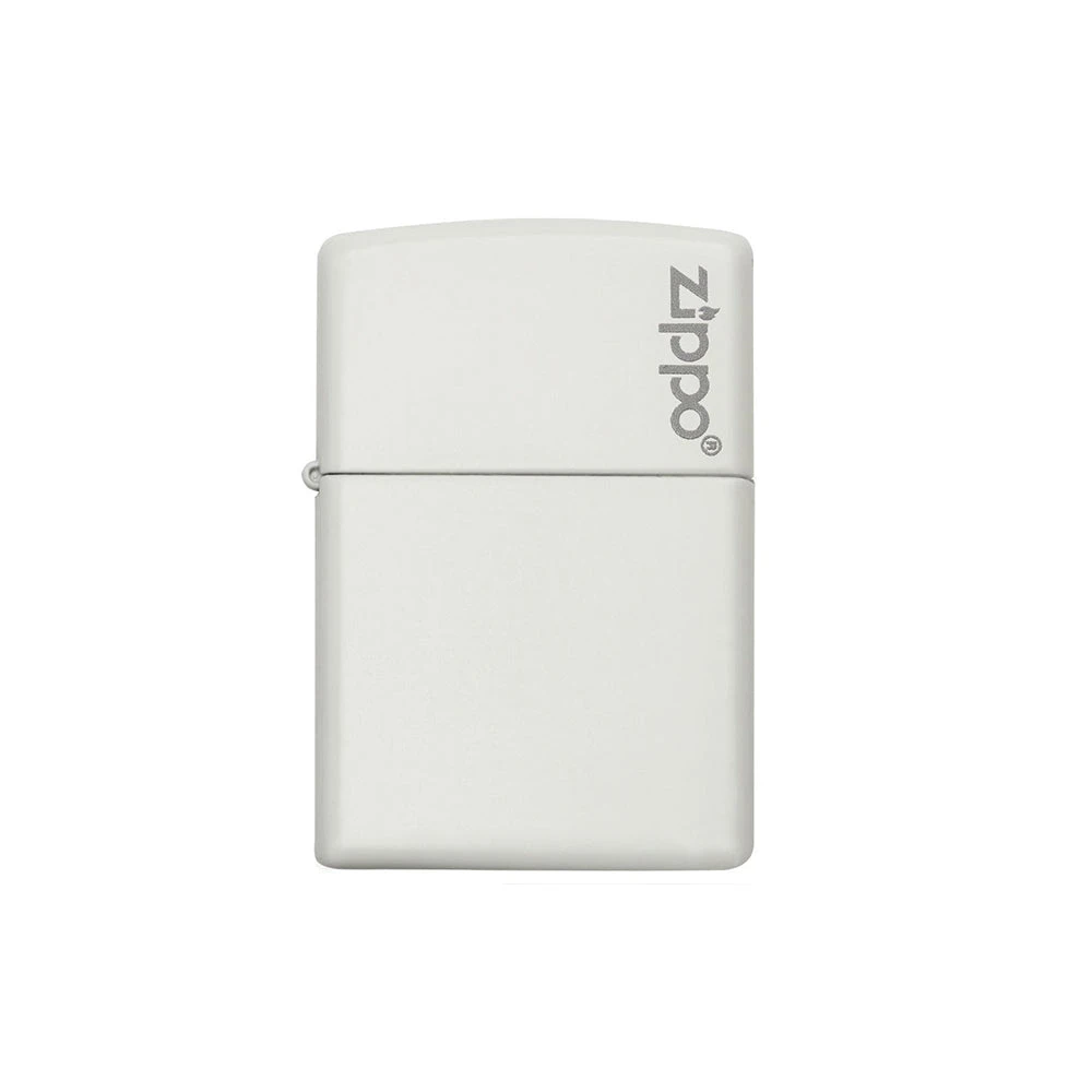 Zippo 214ZL White Matte With Zippo Logo - Refillable Windproof Lighter 1 Zippo 214ZL White Matte With Zippo Logo - Refillable Windproof Lighter