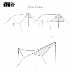 Adventurer Tanxianzhe Waterproof Awning Anti-tearing Sunshade Tarp Outdoor Camping Tan 18 Adventurer Tanxianzhe Waterproof Awning Anti-tearing Sunshade Tarp Outdoor Camping Tan -Montanic Store 5 49659ba7 f00d 4505 b060 303053a70f32