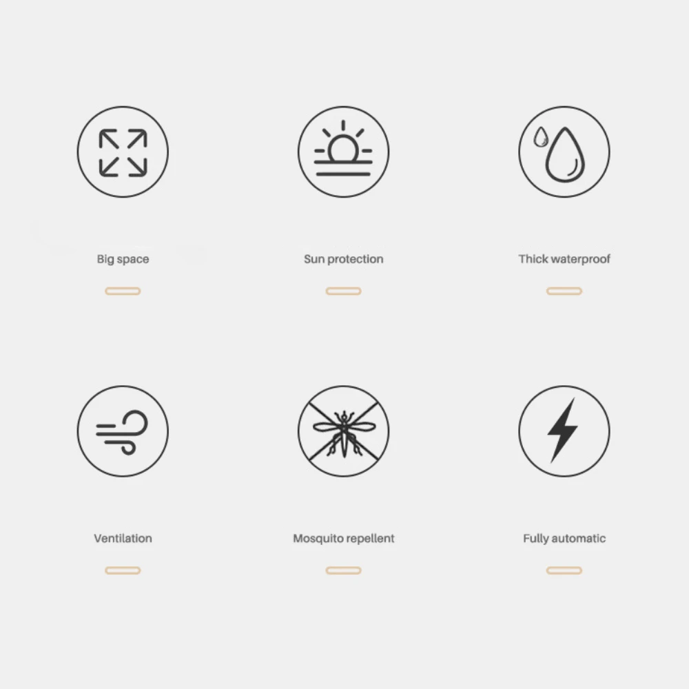 CSTUR Fast Pitch Camping Tent- Black Silver 6 CSTUR Fast Pitch Camping Tent- Black Silver - Image 6