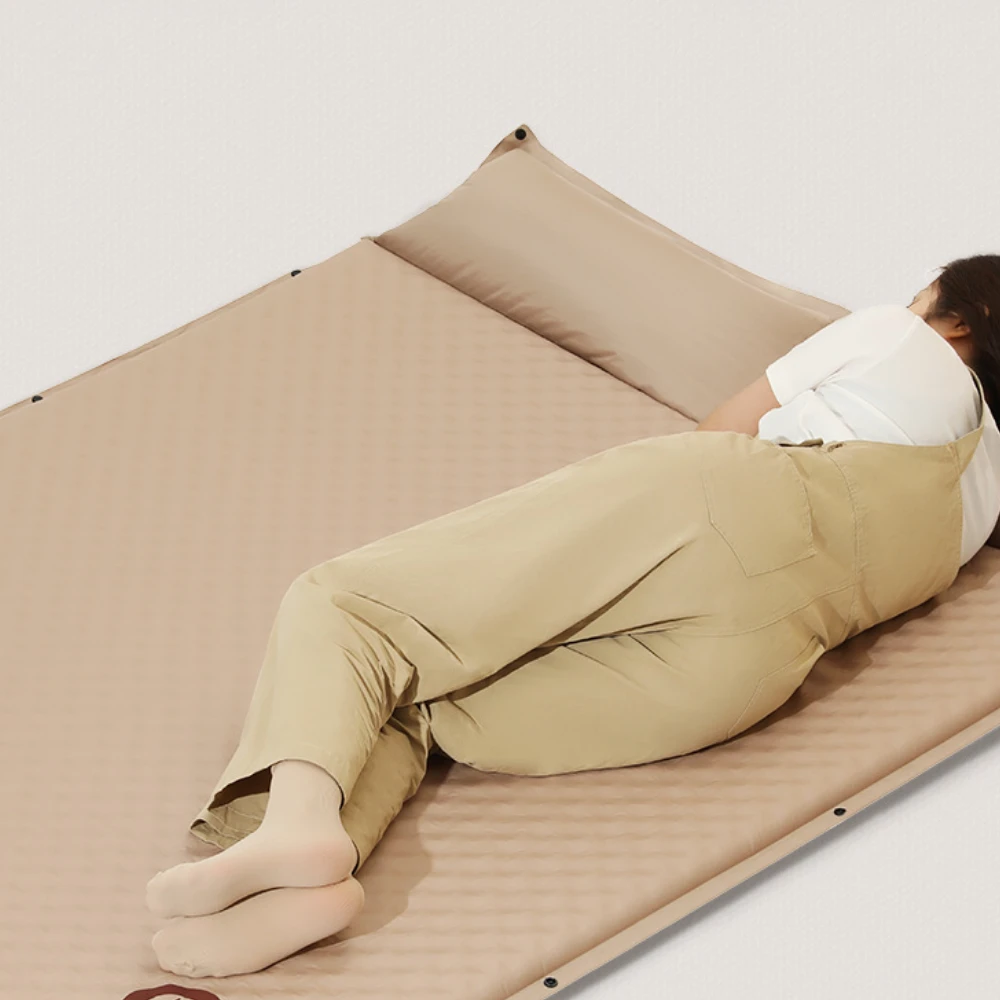 CSTUR Camping Inflatable Bed - Tan 4 CSTUR Camping Inflatable Bed - Tan - Image 4