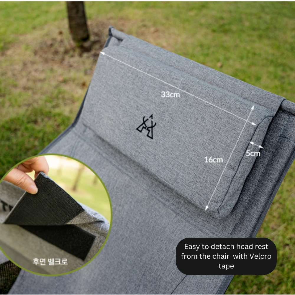 KZM Schwyz High Lightweight Chair Black 7 KZM Schwyz High Lightweight Chair Black - Image 7