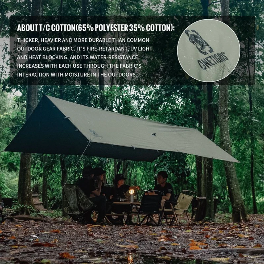 OneTigris FJORD T/C Camping Tarp 7 OneTigris FJORD T/C Camping Tarp - Image 7
