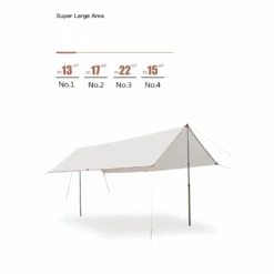 Adventurer Tanxianzhe Waterproof Awning Anti-tearing Sunshade Tarp Outdoor Camping Tan 19 Adventurer Tanxianzhe Waterproof Awning Anti-tearing Sunshade Tarp Outdoor Camping Tan -Montanic Store 8 f8b7b46e 1041 4d8a a0f7 85e9f4d088f4