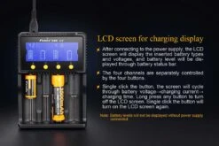 Fenix ARE-C2+ 4-Slot Charger (EURO) -Montanic Store ARE C2plus battery charger included