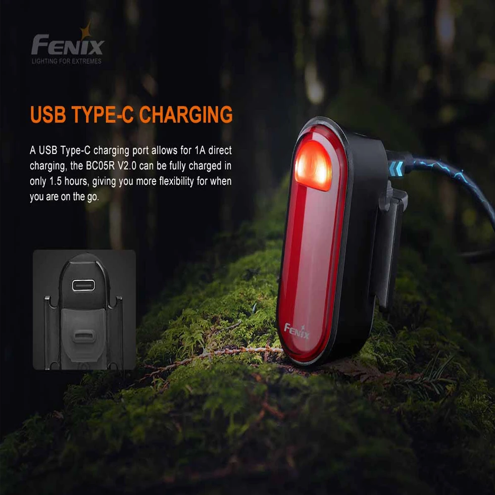 Fenix BC05R V2.0 Rechargeable Bike Tail Light 10 Fenix BC05R V2.0 Rechargeable Bike Tail Light - Image 10