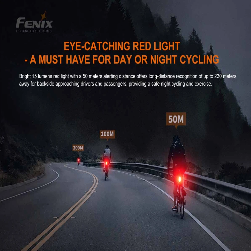 Fenix BC05R V2.0 Rechargeable Bike Tail Light 7 Fenix BC05R V2.0 Rechargeable Bike Tail Light - Image 7