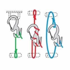 Nite Ize Figure 9® Carabiner Rope Tightener - Small - 2 Pack With Rope - Black 7 Nite Ize Figure 9® Carabiner Rope Tightener - Small - 2 Pack With Rope - Black -Montanic Store C9S 25 2R3 3