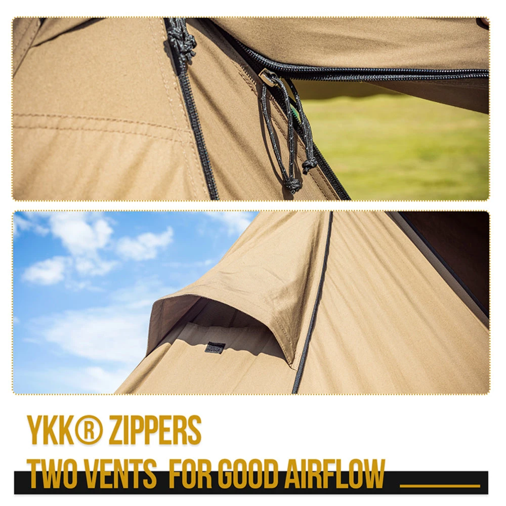 OneTigris Roc Shield Bushcraft Tent (New TC Version) 4 OneTigris Roc Shield Bushcraft Tent (New TC Version) - Image 4