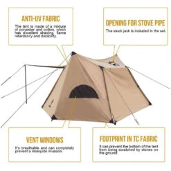 OneTigris Solo Homestead Camping Tent (TC Version) 8 OneTigris Solo Homestead Camping Tent (TC Version) -Montanic Store CE BHS06 TC A 04