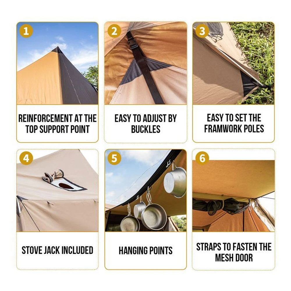 OneTigris Solo Homestead Camping Tent (TC Version) 5 OneTigris Solo Homestead Camping Tent (TC Version) - Image 5