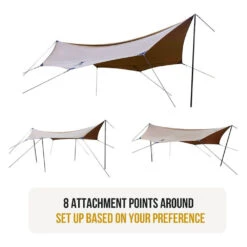 OneTigris Bulwark Rain Fly Camping Tarp - T/C Version 11 OneTigris Bulwark Rain Fly Camping Tarp - T/C Version -Montanic Store CE HTM01 TC A 06