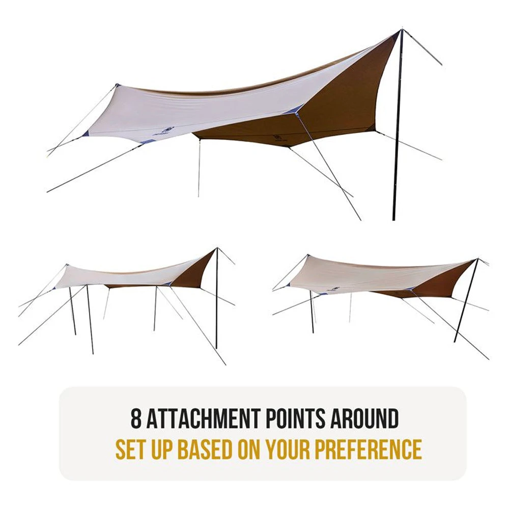 OneTigris Bulwark Rain Fly Camping Tarp - T/C Version 6 OneTigris Bulwark Rain Fly Camping Tarp - T/C Version - Image 6