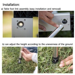 Snow Peak Snow IGT Low Height Leg Set 9 Snow Peak Snow IGT Low Height Leg Set -Montanic Store CK 112 installation