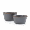 Barebones Enamel Mixing Bowl Slate - Set Of 2 -Montanic Store CKW 378 02