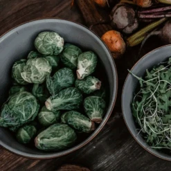Barebones Enamel Mixing Bowl Slate - Set Of 2 8 Barebones Enamel Mixing Bowl Slate - Set Of 2 -Montanic Store CKW 378 05
