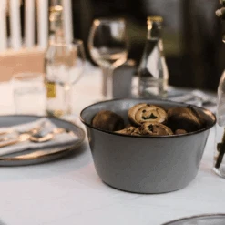 Barebones Enamel Mixing Bowl Slate - Set Of 2 9 Barebones Enamel Mixing Bowl Slate - Set Of 2 -Montanic Store CKW 378 06