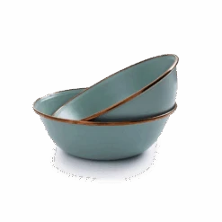Barebones Enamel Bowl - Set Of 2