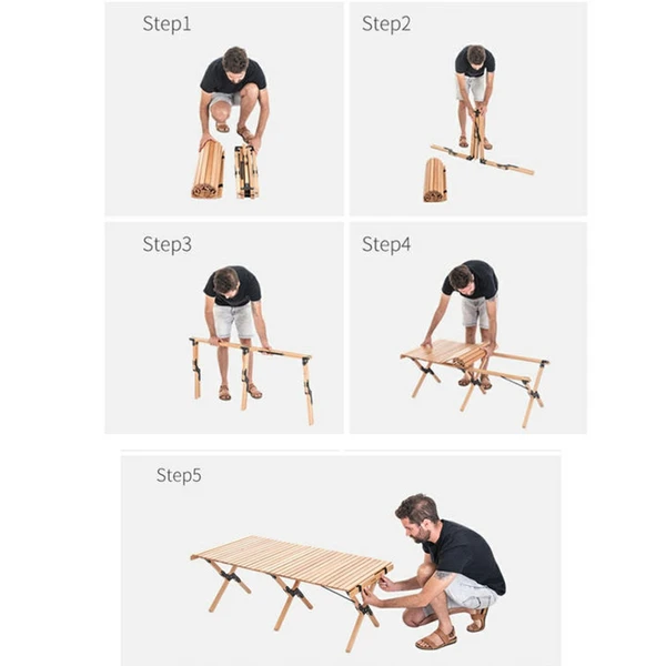 Camp Leader Large Wooden Egg Roll Table 8 Camp Leader Large Wooden Egg Roll Table - Image 8