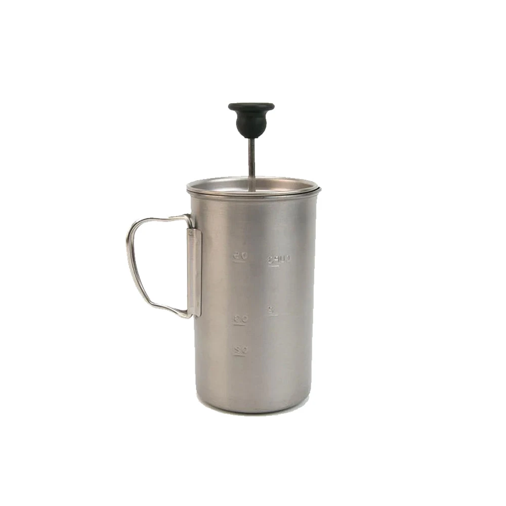 Snow Peak Titanium Café Press 3cups 2 Snow Peak Titanium Café Press 3cups - Image 2