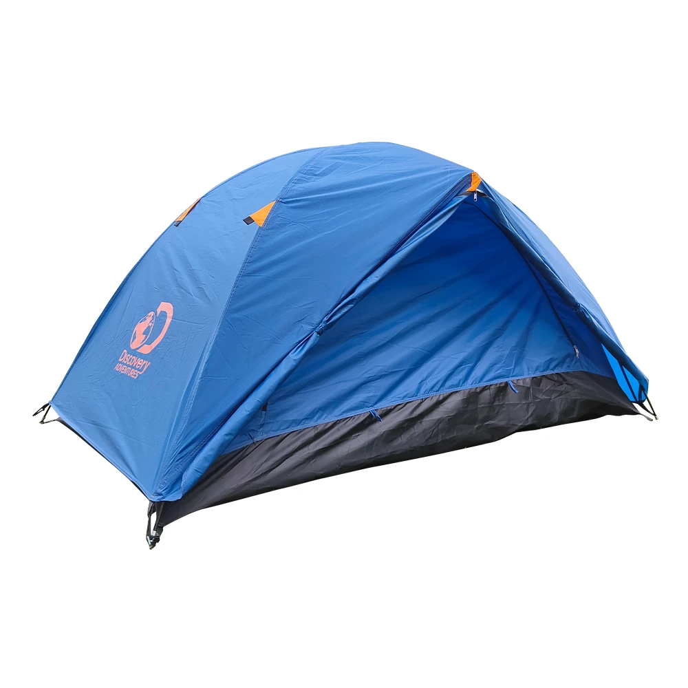 Discovery Adventures 2 Person Camping Tent Navy Orange 1 Discovery Adventures 2 Person Camping Tent Navy Orange