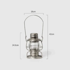 Thous Winds Railroad Kerosene Lamp Vintage Silver 9 Thous Winds Railroad Kerosene Lamp Vintage Silver -Montanic Store Dimension eb653640 cba7 4055 8df4 c2df6904a09a