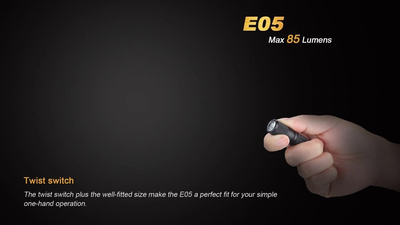 Fenix E05 XP-E2 LED Flashlight 10 Fenix E05 XP-E2 LED Flashlight - Image 10