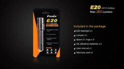 Fenix E20 XP-E2 LED Flashlight (2015 EDITION) 19 Fenix E20 XP-E2 LED Flashlight (2015 EDITION) -Montanic Store E202015 15 E 02507 78159.1443050098