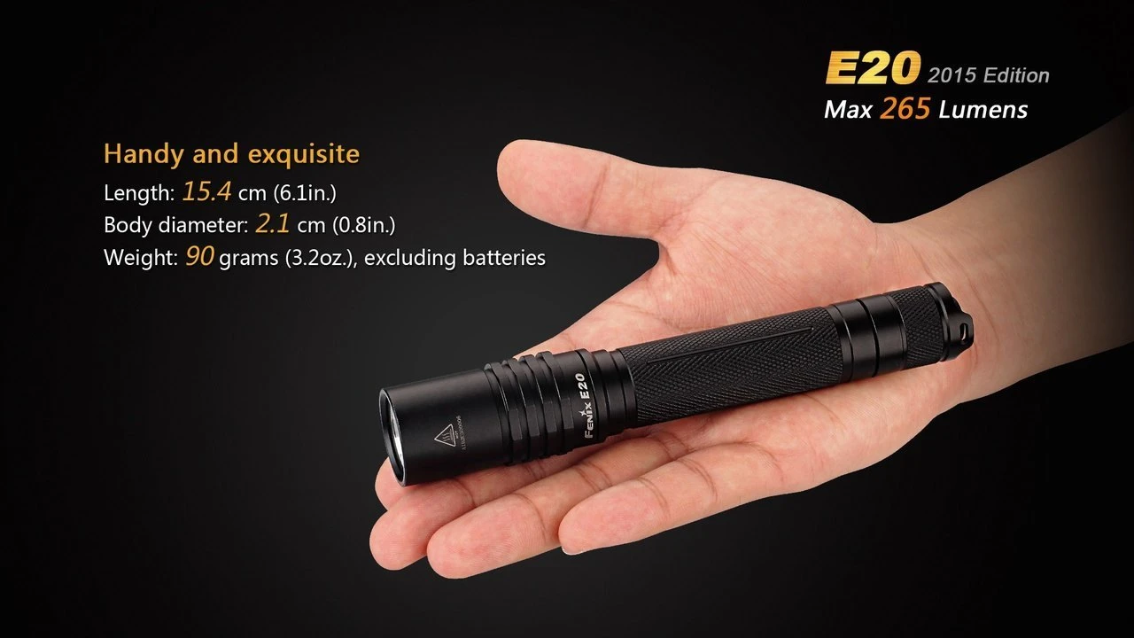 Fenix E20 XP-E2 LED Flashlight (2015 EDITION) 9 Fenix E20 XP-E2 LED Flashlight (2015 EDITION) - Image 9