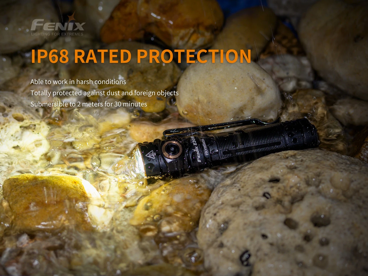 Fenix E30R Luminus SST40 LED Flashlight BLACK 10 Fenix E30R Luminus SST40 LED Flashlight BLACK - Image 10