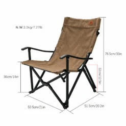 Campingmoon Foldable Camping Chair -Montanic Store F 1003C CF 3