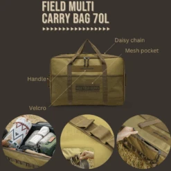 KZM Field Multi Carry Bag 70L & 80L 18 KZM Field Multi Carry Bag 70L & 80L -Montanic Store Features 70L