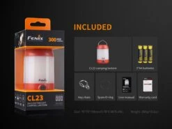 Fenix CL23 Camping Lantern Fresh Green 17 Fenix CL23 Camping Lantern Fresh Green -Montanic Store Fenix CL23 Lantern Included